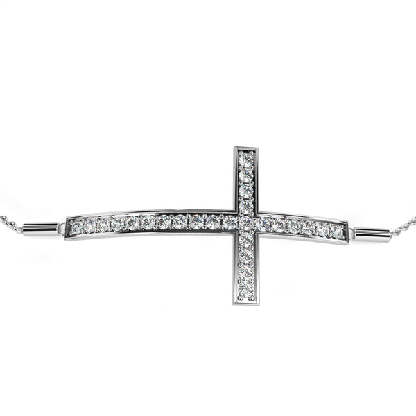 Round Cut Lab Grown Diamond Bracelet