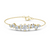 Étoile Scattered Diamond Cluster Chain Bracelet