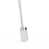 Emerald-Cut Bezel Solitaire Pendant