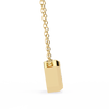 Emerald-Cut Bezel Solitaire Pendant