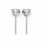 Round Brilliant-Cut Natural Diamond Stud Earrings
