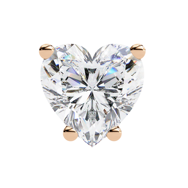 Elegance Heart Diamond Earrings