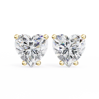 Elegance Heart Diamond Earrings