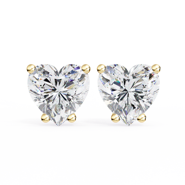 Elegance Heart Diamond Earrings