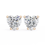Elegance Heart Diamond Earrings
