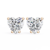 Elegance Heart Diamond Earrings