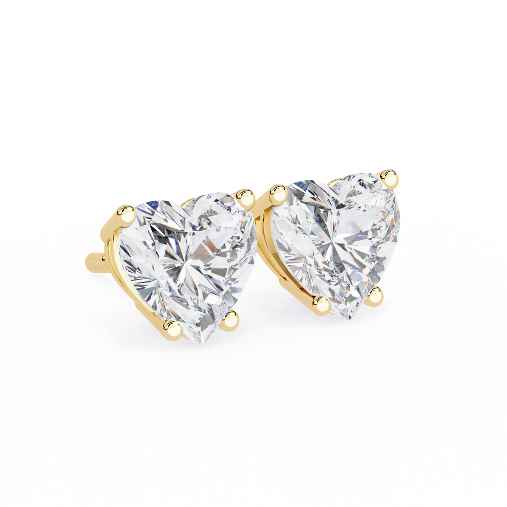 Elegance Heart Diamond Earrings