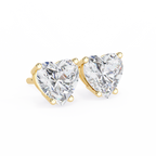 Elegance Heart Diamond Earrings