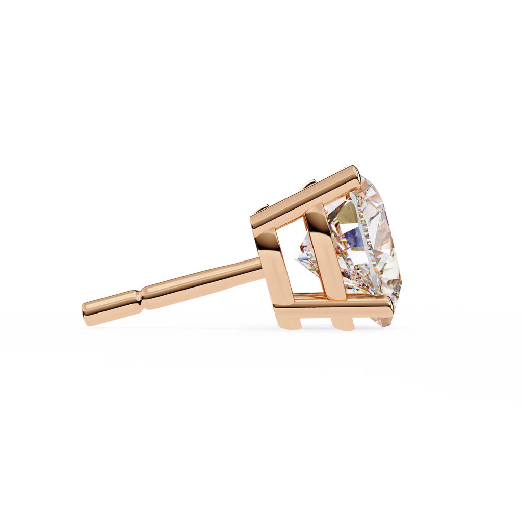 Elegance Heart Diamond Earrings