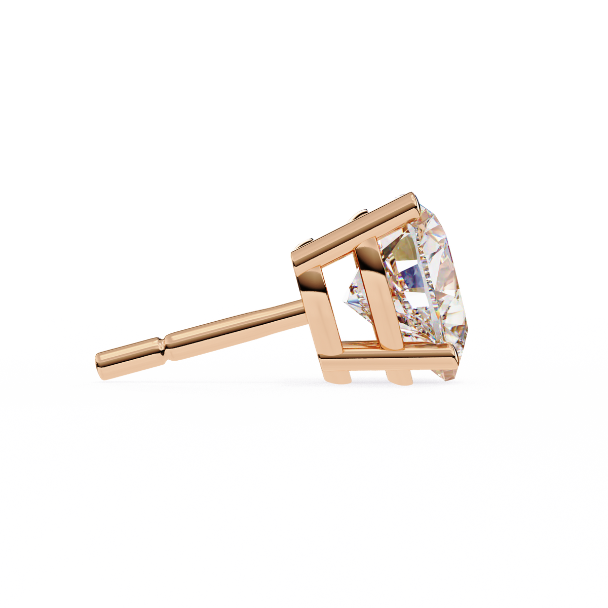 Elegance Heart Diamond Earrings