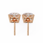 Elegance Heart Diamond Earrings