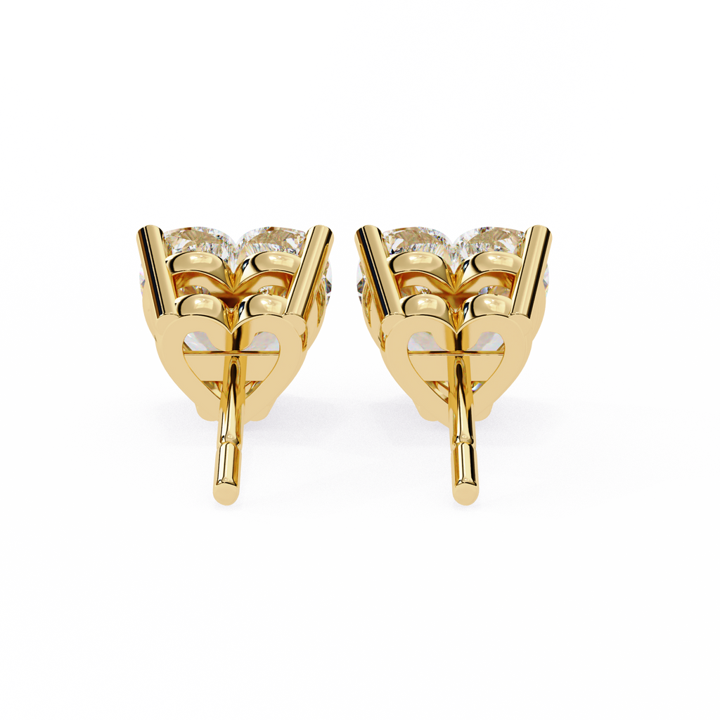 Elegance Heart Diamond Earrings