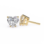 Elegance Heart Diamond Earrings
