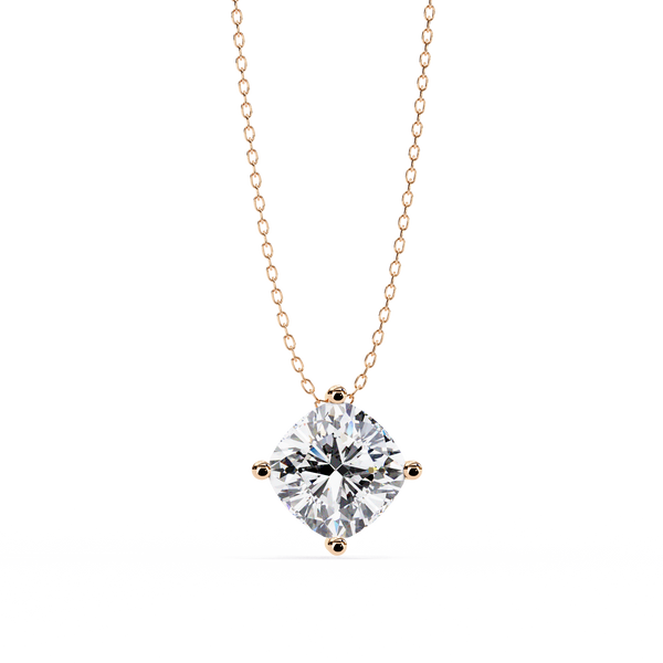 Round Solitaire Pendant