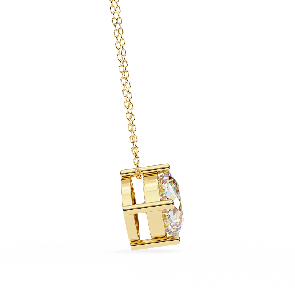 Round Solitaire Pendant