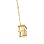 Round Solitaire Pendant