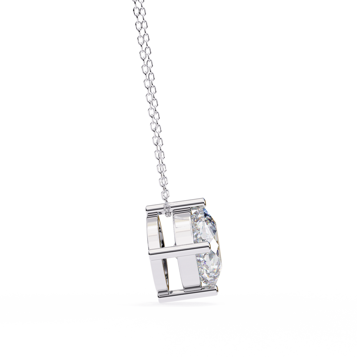 Round Solitaire Pendant