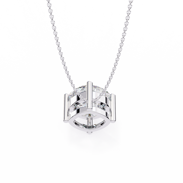 Round Solitaire Pendant