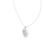 Kamala Lotus Silver Pendant