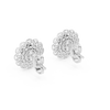 Belle Époque Lace Flower Diamond Stud Earring