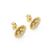 Belle Époque Lace Flower Diamond Stud Earring