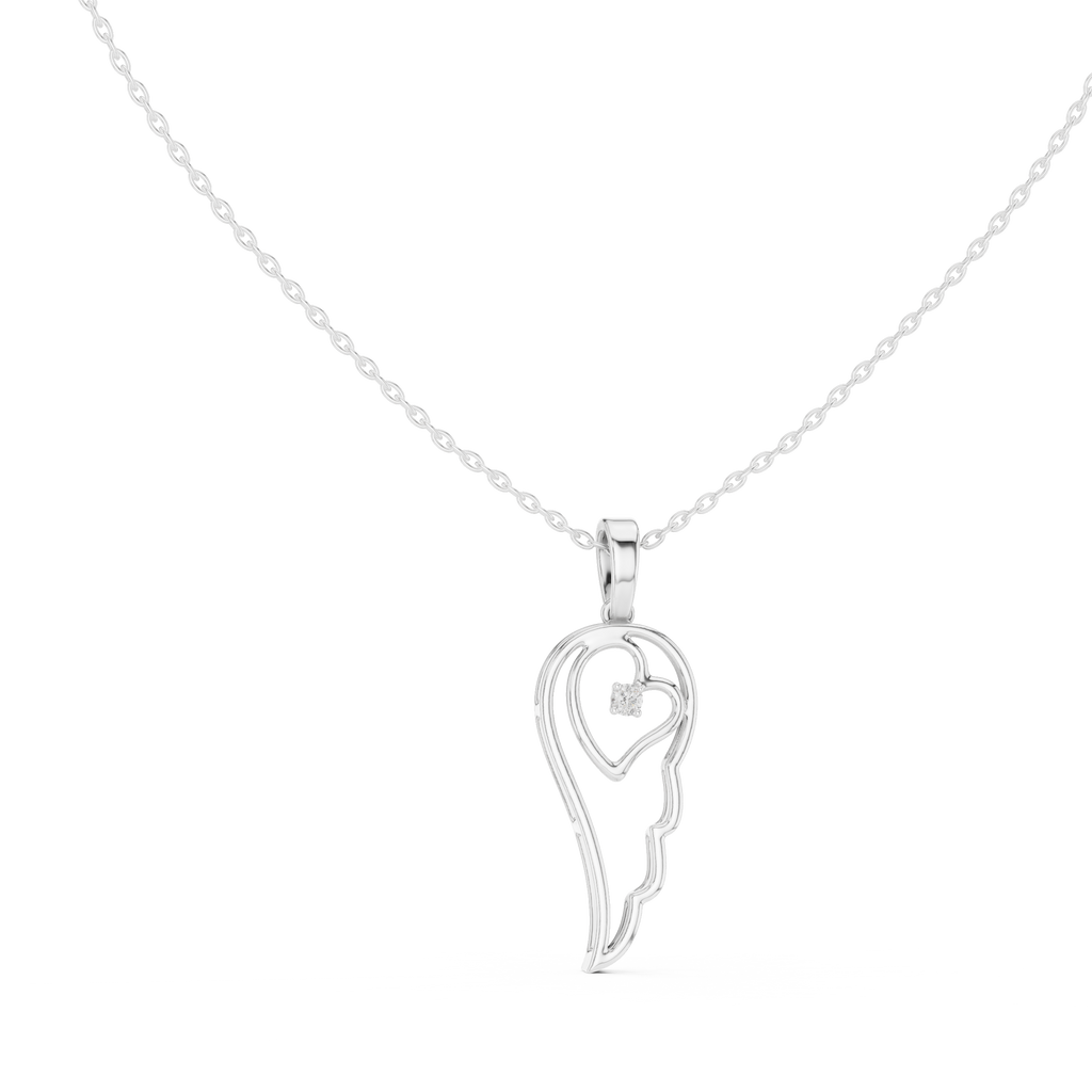 Celeste Wing Silver Pendant