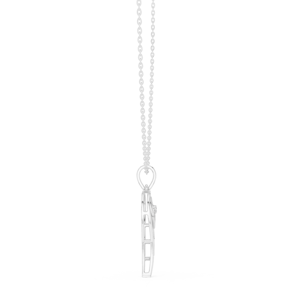 Celeste Wing Silver Pendant