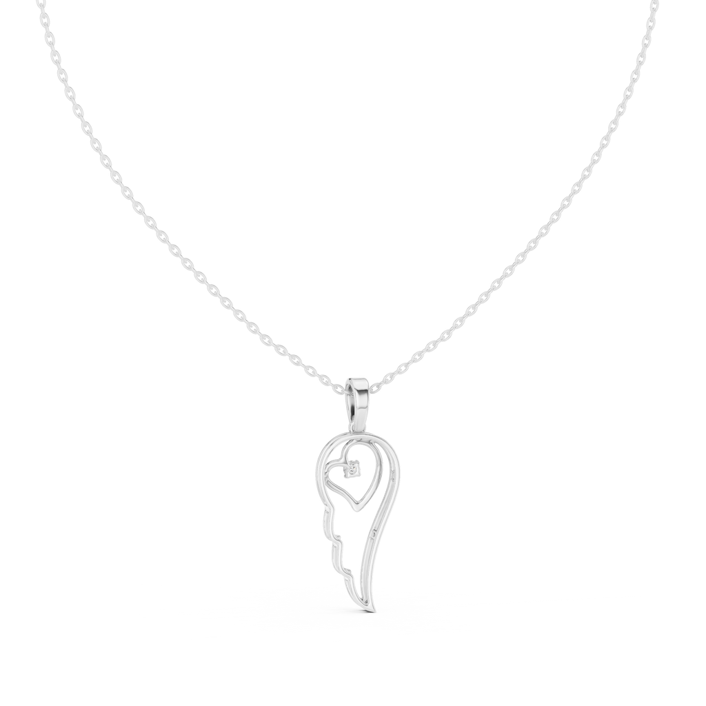 Celeste Wing Silver Pendant