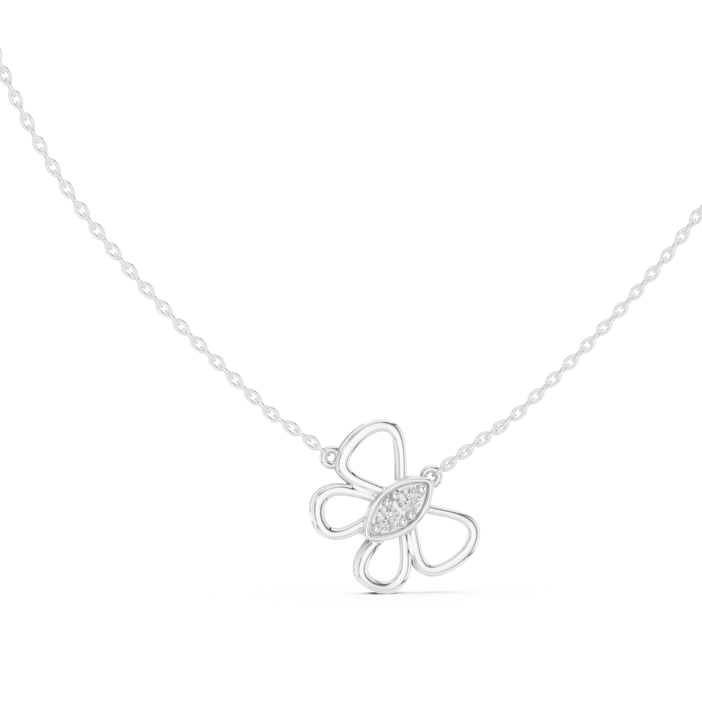 Mariposa Flutter Silver Pendant