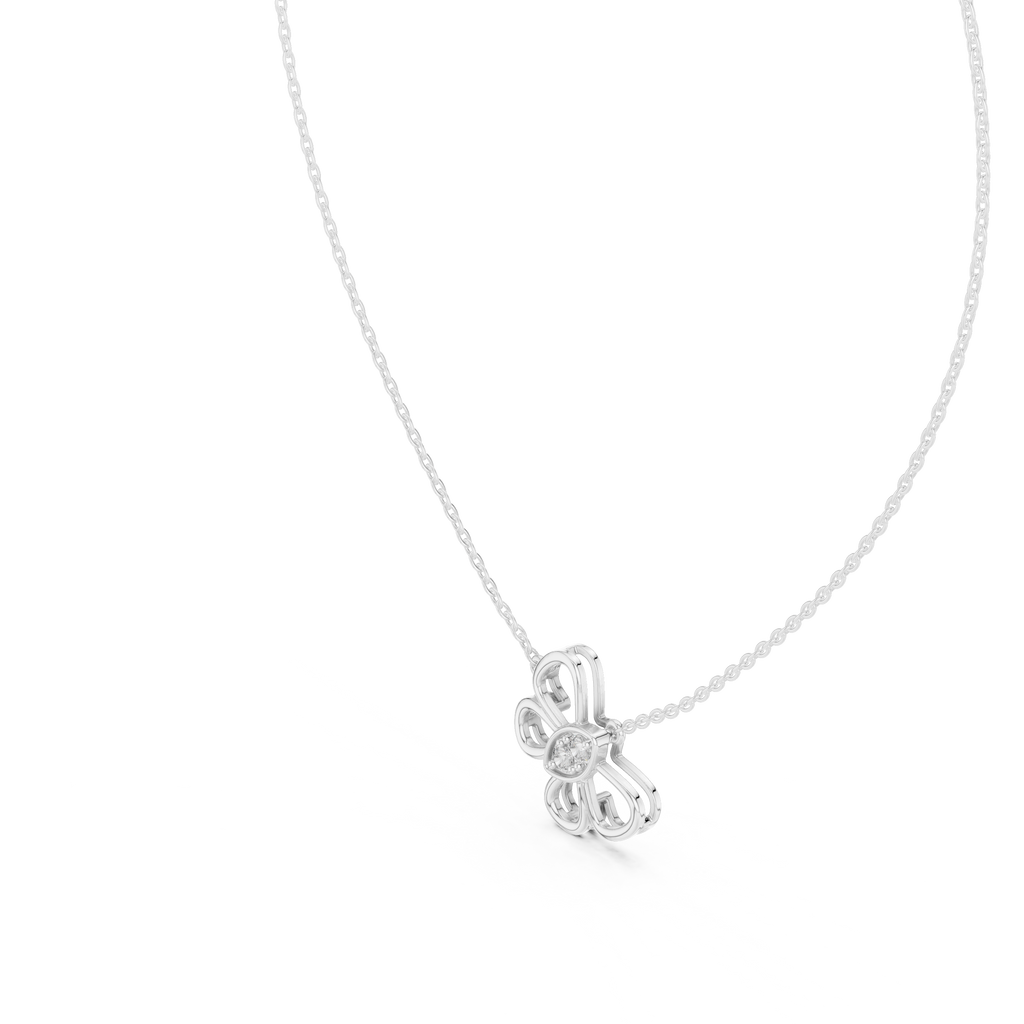 Mariposa Flutter Silver Pendant