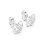 Trinity Clover Diamond Stud Earring