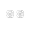 Trinity Clover Diamond Stud Earring