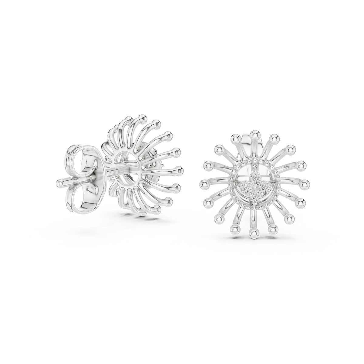 Soleil Silver Earring