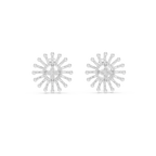 Solara Sunburst Diamond Stud Earring