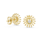 Solara Sunburst Diamond Stud Earring