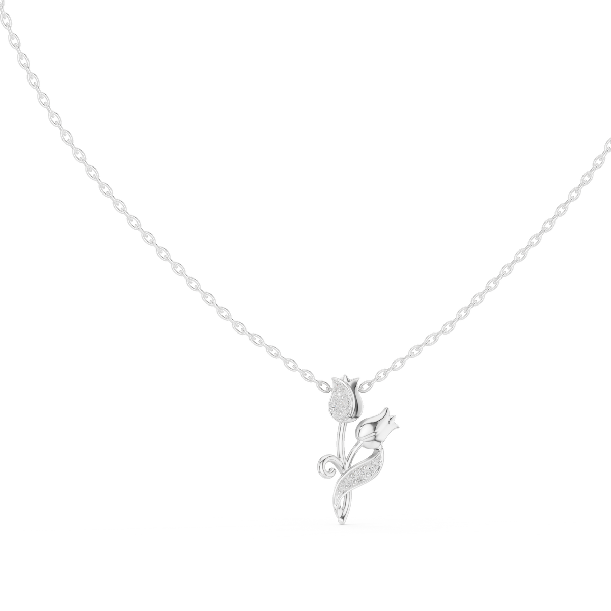 Tulia Bloom Silver Pendant