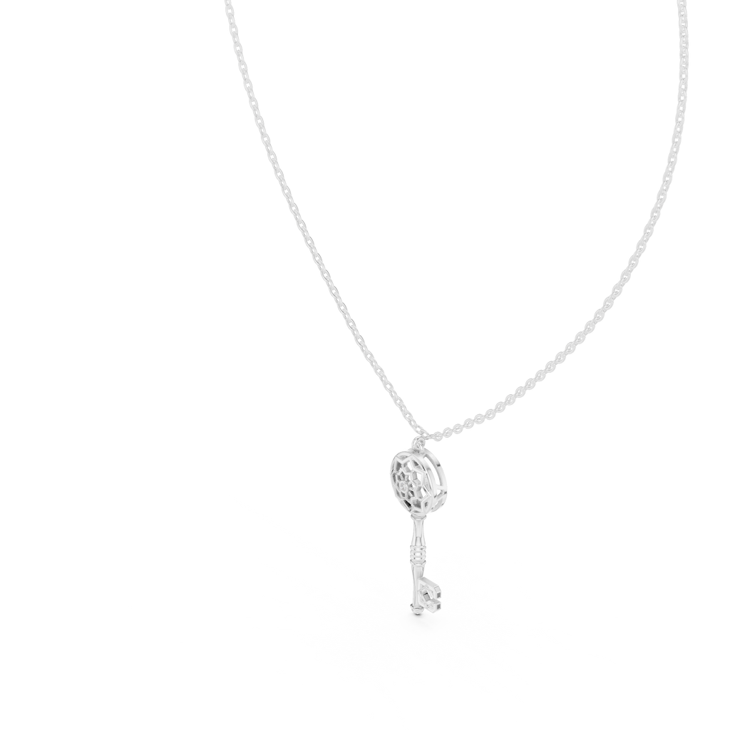 Arcana Key Silver Pendant
