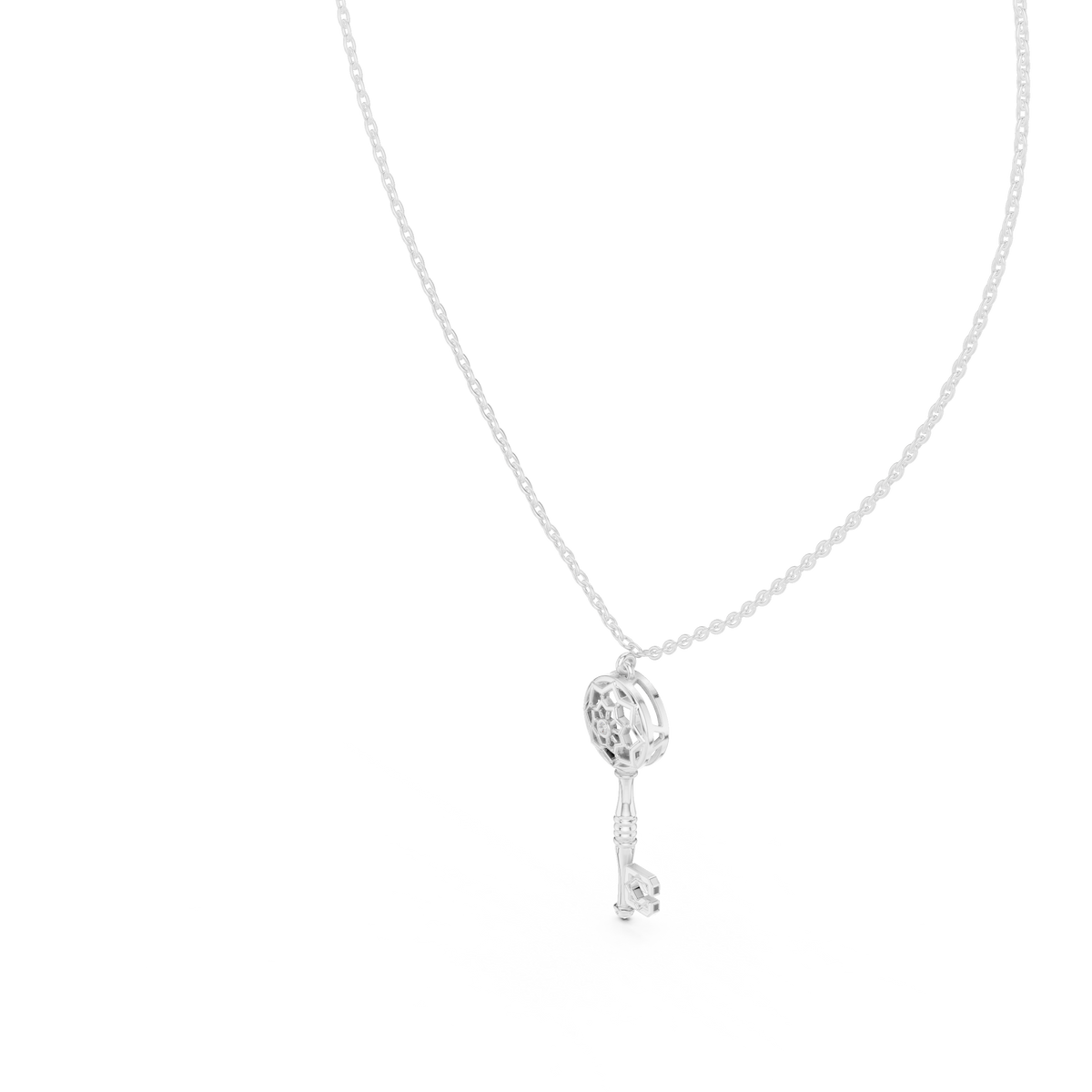 Arcana Key Silver Pendant