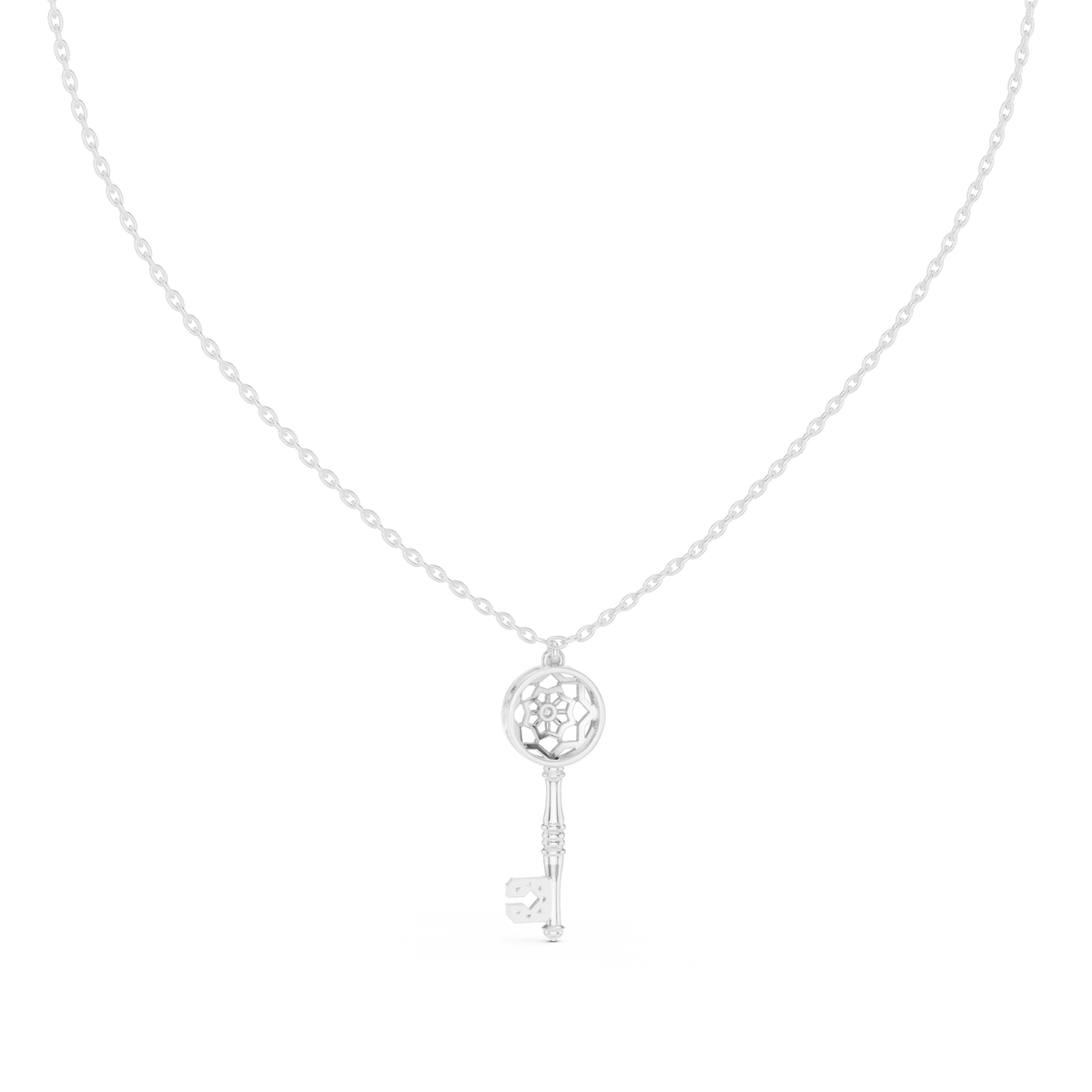 Arcana Key Silver Pendant