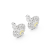 Regalia Filigree Rosette Diamond Stud Earring
