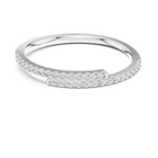 Aria Bypass Double-to-Single Pavé Wrap Band Ring