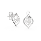 Lotus Silver Earring