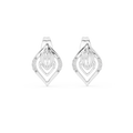Lotus Silver Earring