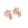Petal Bloom Floral Cluster Diamond Stud Earring