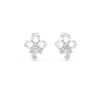 Bloom Cross Diamond Stud Earring