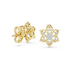 Fleur Star Floral Diamond Stud Earring