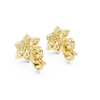 Fleur Star Floral Diamond Stud Earring