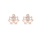 Padma Lotus Marquise Stud Earring