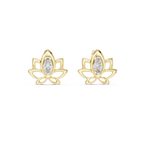 Padma Lotus Marquise Stud Earring