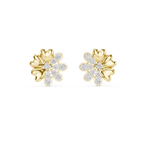 Clover Heart Diamond Stud Earring